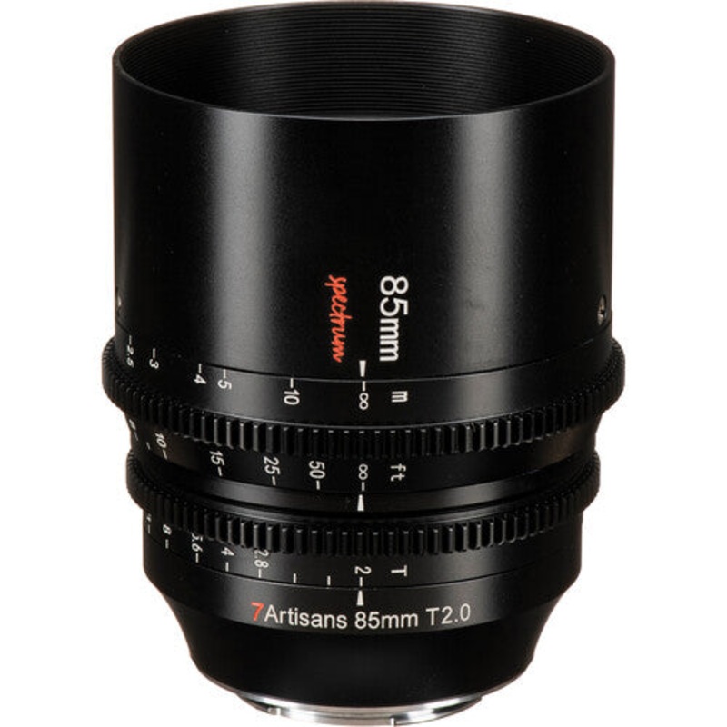 7artisans Photoelectric 85mm T2.0 Spectrum Prime Cine Lens Canon RF