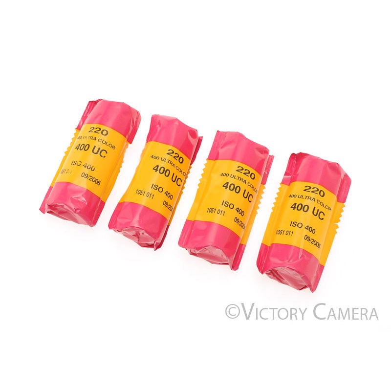 4x Kodak Ultracolor 400 220 Medium Format Film -Exp. 09/2006- [AS-IS]