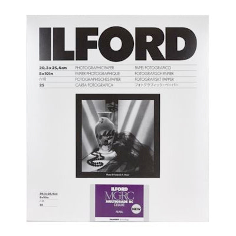 Ilford Multigrade RC Deluxe Paper – Pearl – 8×10 25 Sheets