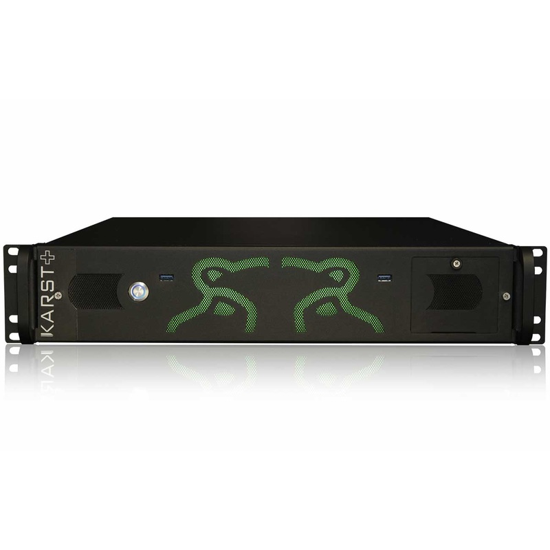 EX-DEMO GREEN HIPPO Hippotizer Karst+ MK1 DISPLAY PORT Media Server AS NEW