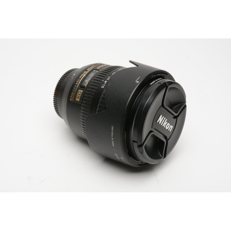 Nikon AF-S Nikkor 18-70mm f3.5-4.5G ED DX IF w/caps, hood, UV, Tested