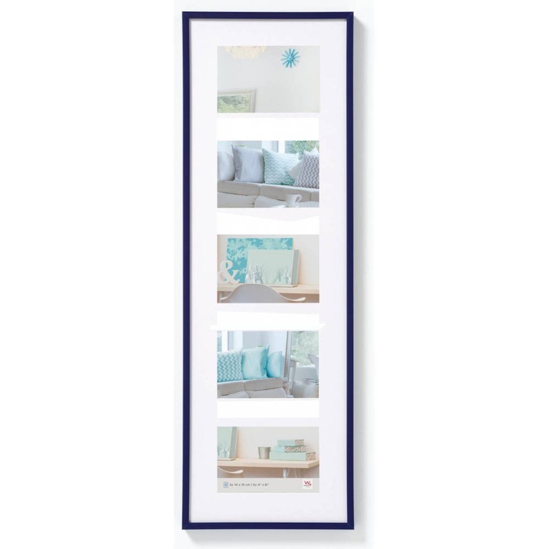 Walther New Lifestyle Photo Frame Blue 28×9 inch – (Insert for 5x 6×4 inch)