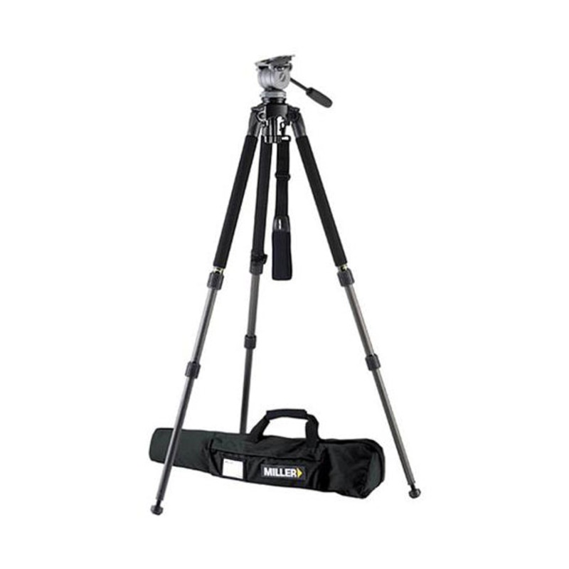 Miller 1514 DS20 Solo-Q 75 2 Stage Carbon Fibre Tripod Kit – MIL-1514
