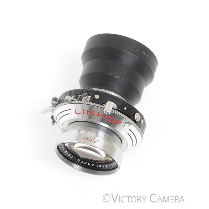 Linhof Schneider-Kreuznach Tele-Arton 180mm f5.5 Lens in Synchro-Compur for 6×9 [EXC-]