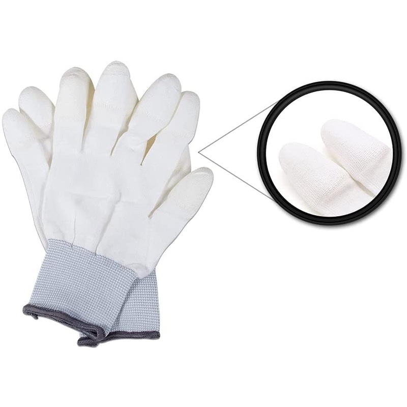 Anti-static cleaning gloves (white) 1pair