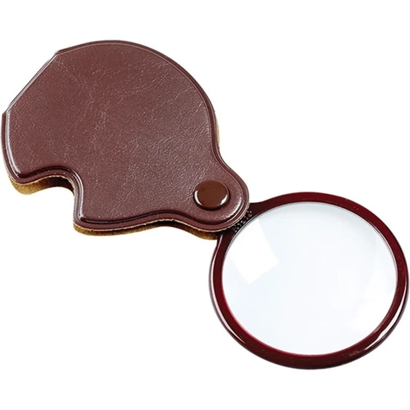Opticron Folding Pocket Magnifier 3.5 x 45mm – Brown