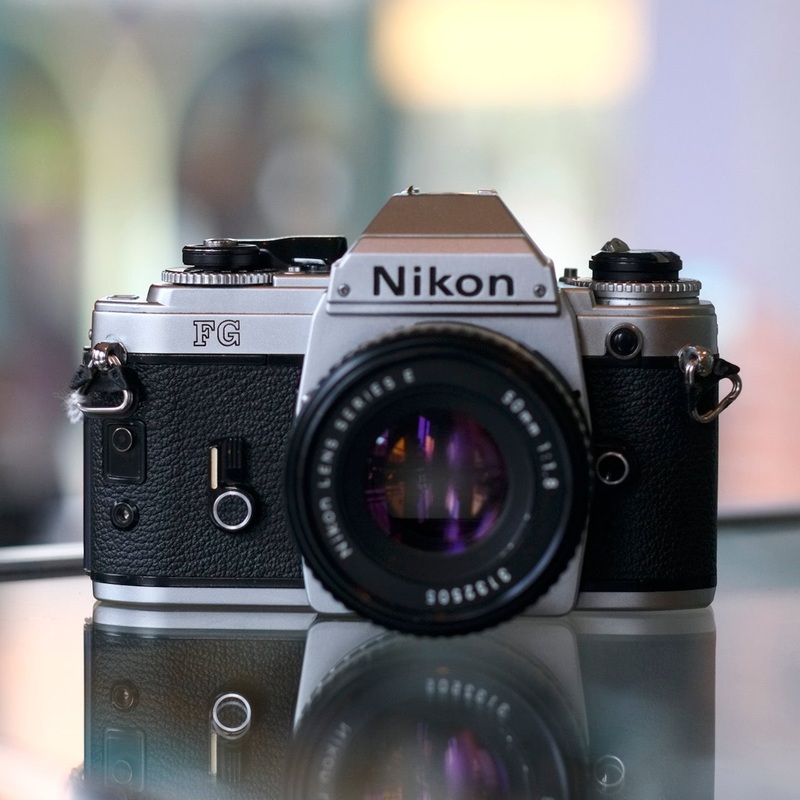 Nikon FG with 50mm f1.8 Nikon Series E