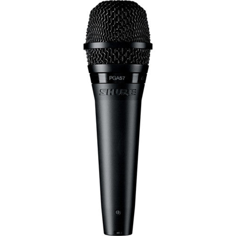 Shure PGA57-XLR Cardioid Dynamic Instrument Microphone with XLR Cable (15′)
