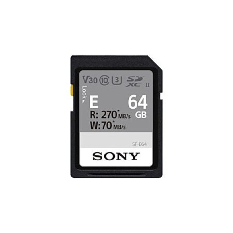 Sony SD Srie E UHS-II – Performance et Fiabilit 64GB
