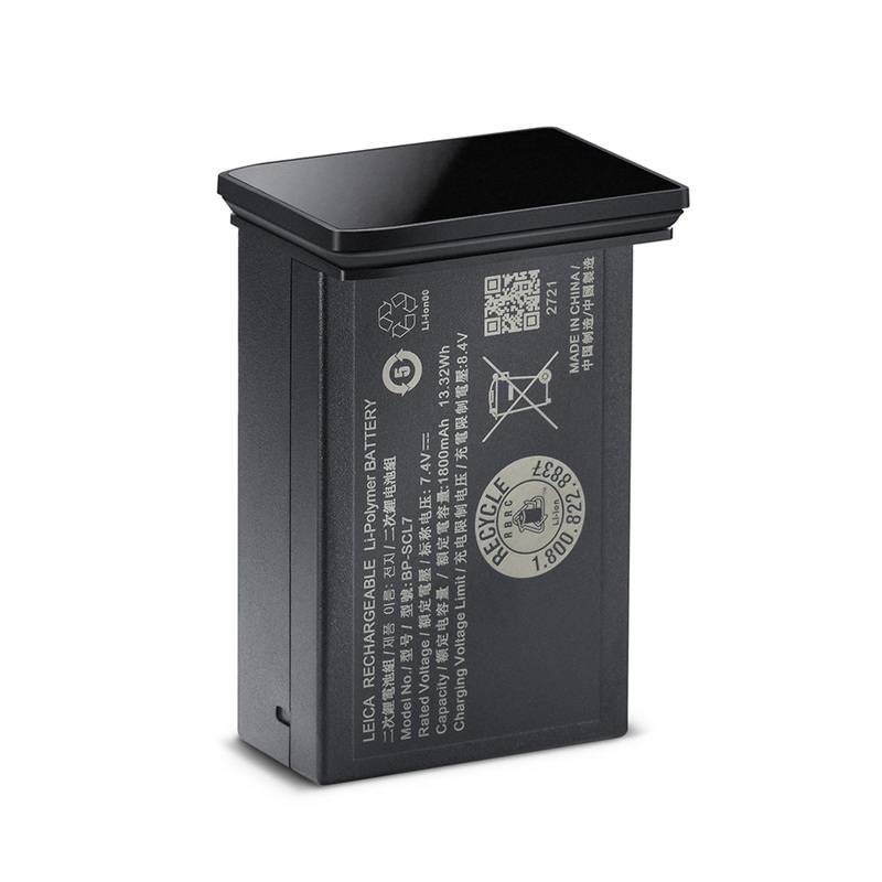 Leica Lithium-Ion Battery BP-SCL7, Glossy Black