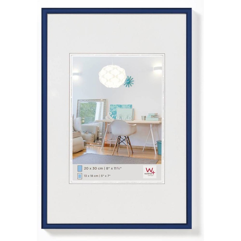 Walther New Lifestyle Photo Frame Blue 14×11 inch – (Insert 9.5×7 inch)