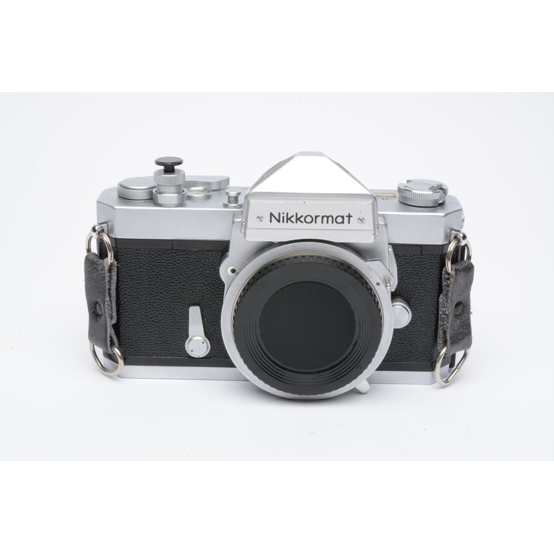 Nikon Nikkomat FTN 35mm SLR Chrome Body, New seals, very clean