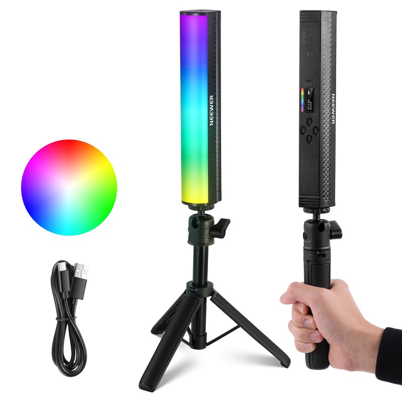 NEEWER TL20C/TL21C RGB Magnetic Handheld Light Wand Kit TL20C Light Kit