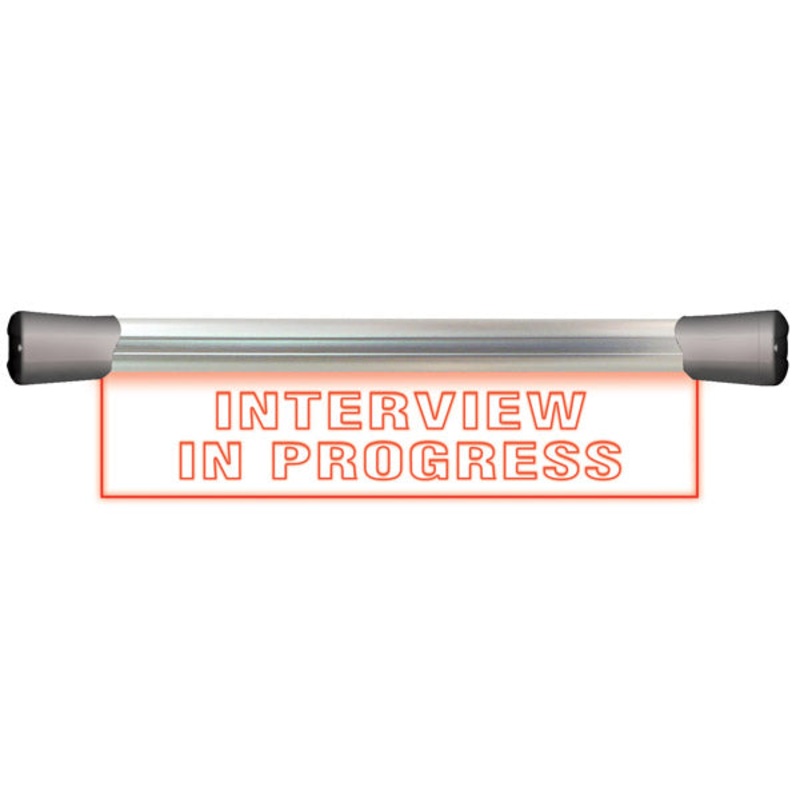 Sonifex LD-40F1INT LED Single Flush Mounting 40cm Interview in Progress Sign