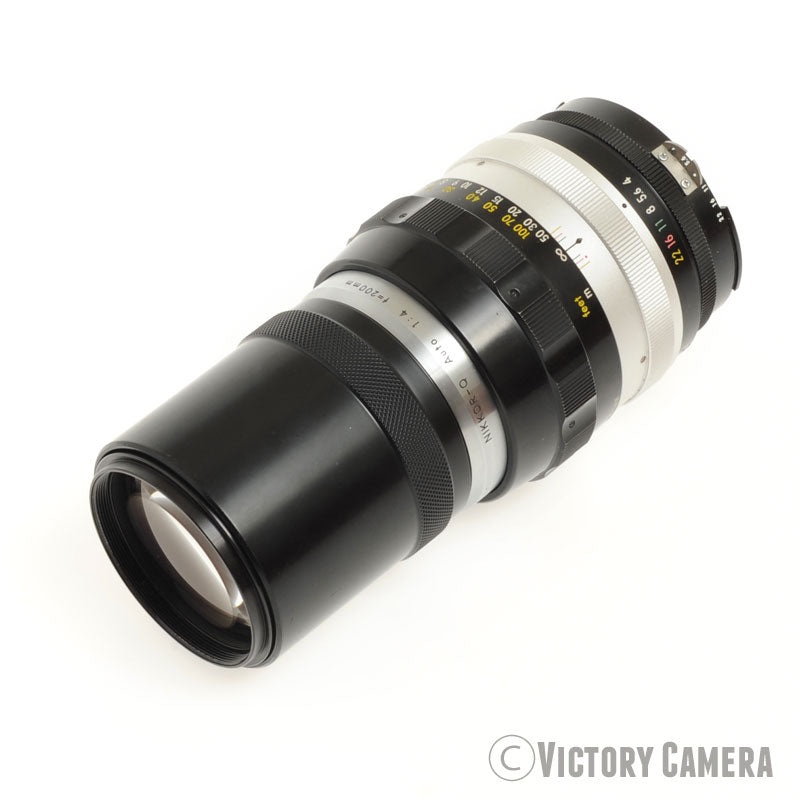 Nikon Nikkor-Q 20cm 200mm f4 Photomic non-AI Lens  [EXC+]