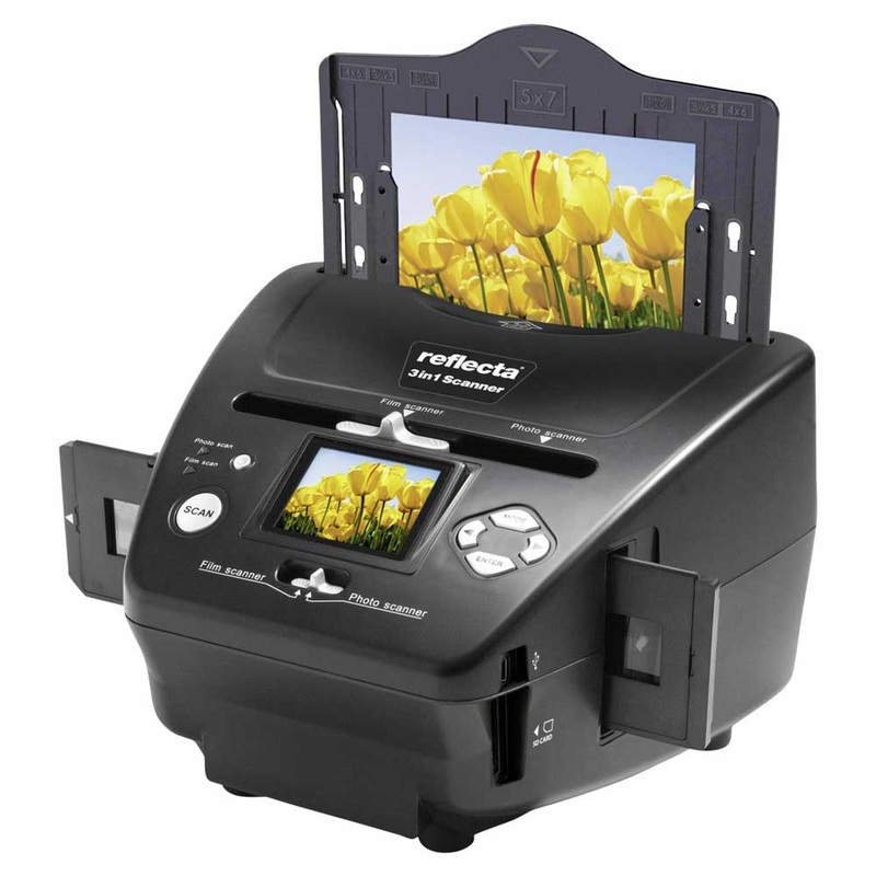 Reflecta 3 in 1 Scanner – Scan Photo, Negatives and Slides