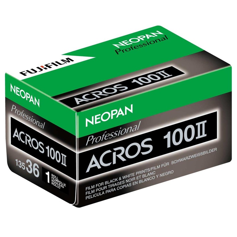 Fujifilm Neopan 100 Acros II Black and White Negative Film – 35mm Roll Film – 36 Exposures