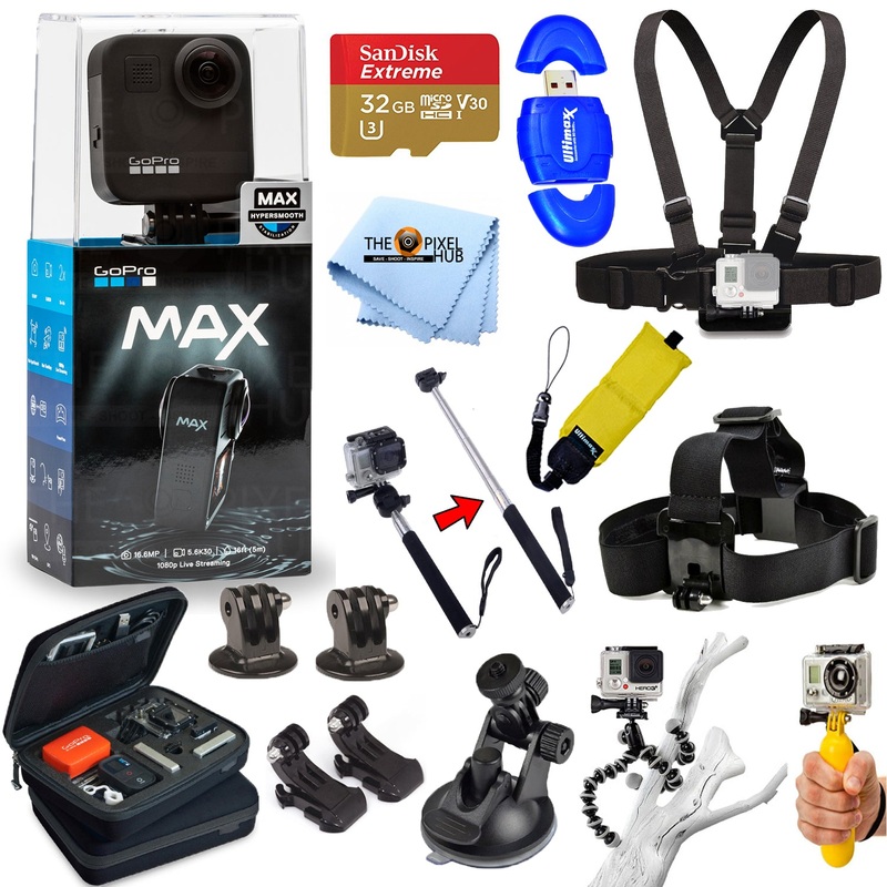GoPro MAX 360 Action Camera – Frustration Free Packaging – 32GB Bundle