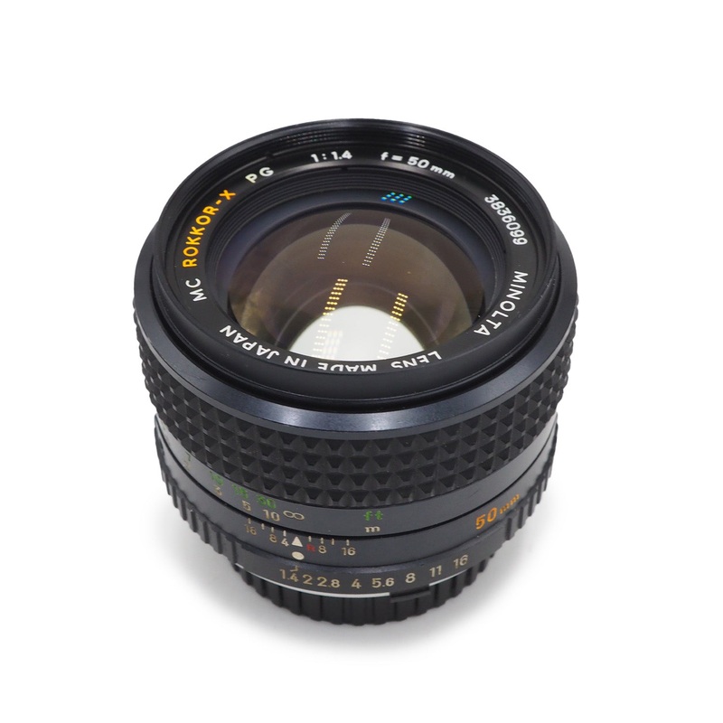 Minolta 50mm f/1.4 MD Rokkor X PG Lens – USED