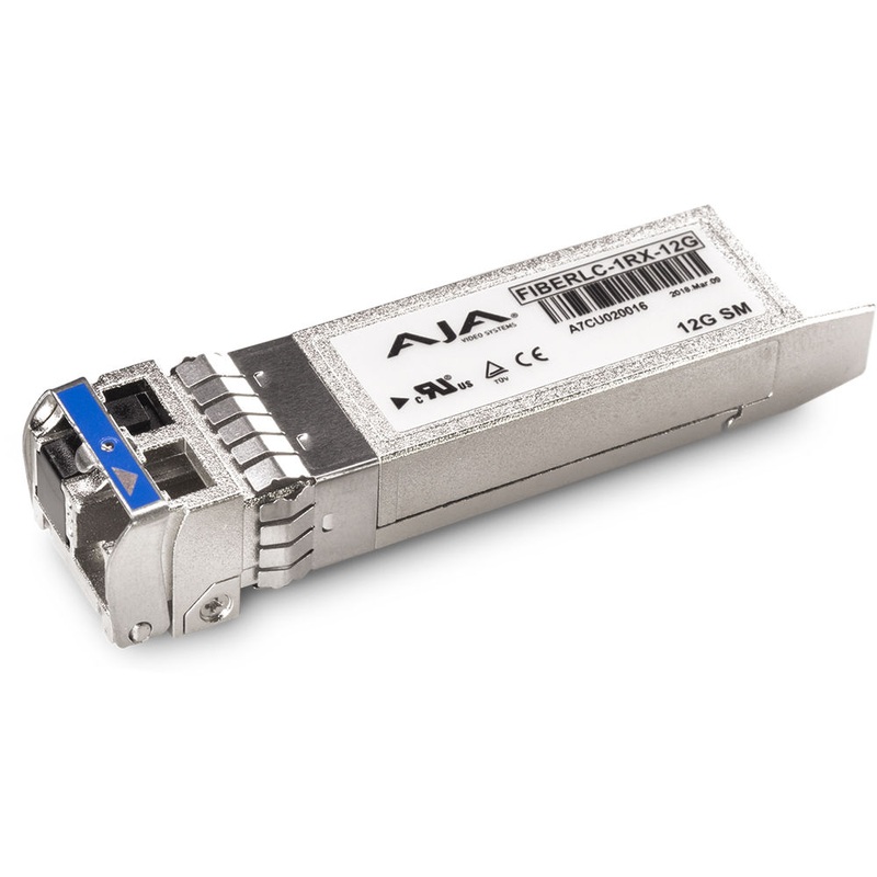 AJA FIBERLC-1RX-12G  SFP 12G-SDI Single Fiber LC Receiver Single Mode 1310nm