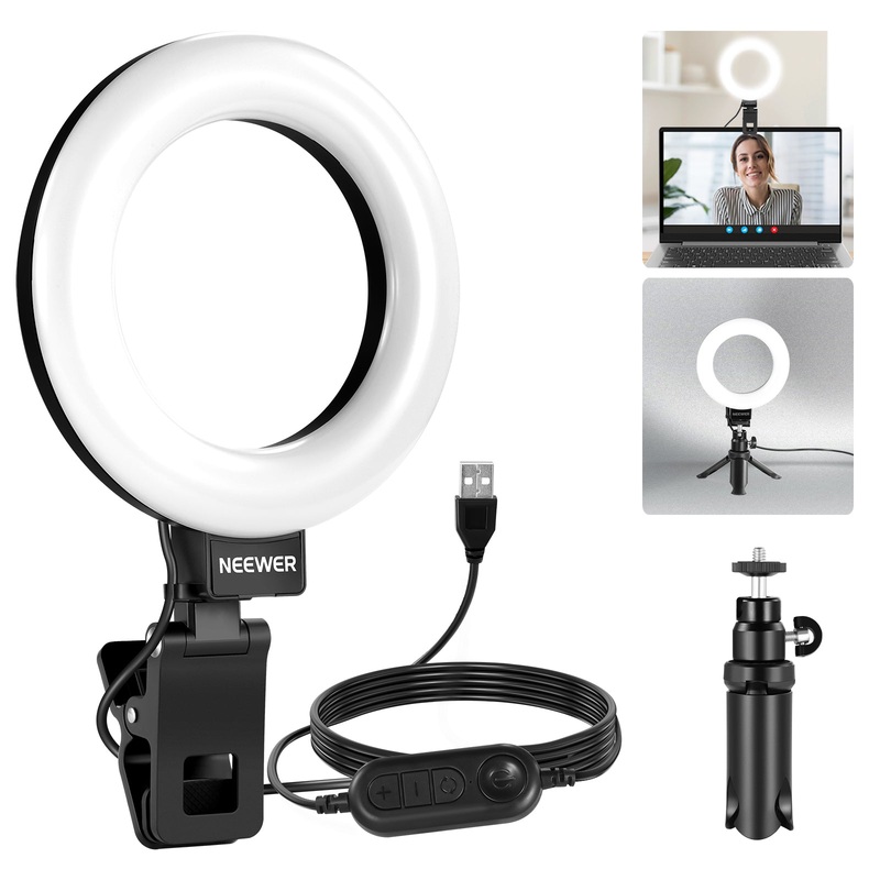 NEEWER BASICS BR60 5″ Bi-color Mini Ring Light