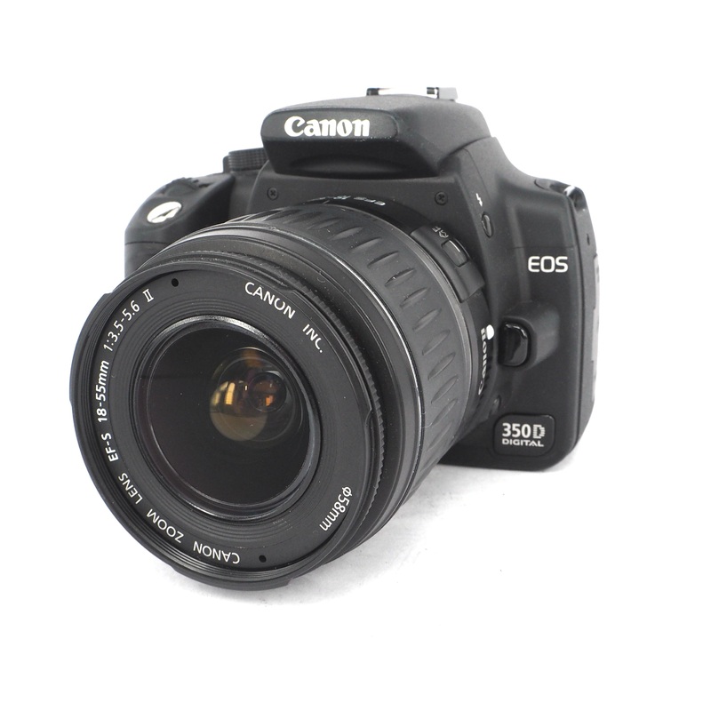 Used Canon EOS 350D + 18-55mm EF-S Digital SLR Camera
