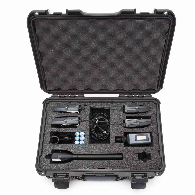 NANUK 910 SENNHEISER ENG Wireless MIC Protective Case w/Custom Foam – NAN-910S-080BK-0A0-16805 BLACK