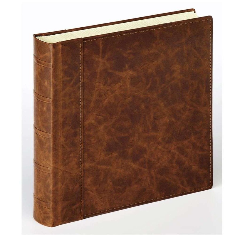 Walther Madrid Genuine Leather Brown Traditional Photo Album – 80 Sides