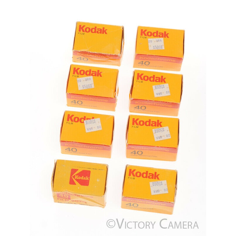 8 x Kodak Kodachrome 40 Type A Film 1991 [Good]