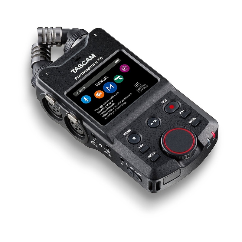 Tascam Portacapture X6 High-Resolution Multi-Track Handheld Recorder