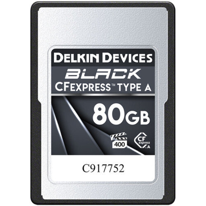 Delkin Devices BLACK CFexpress Type A Memory Card 80GB