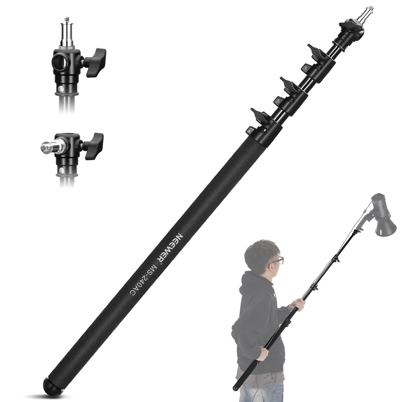NEEWER MS240AC 7.9ft/240cm Telescopic Air Cushion Boom Pole