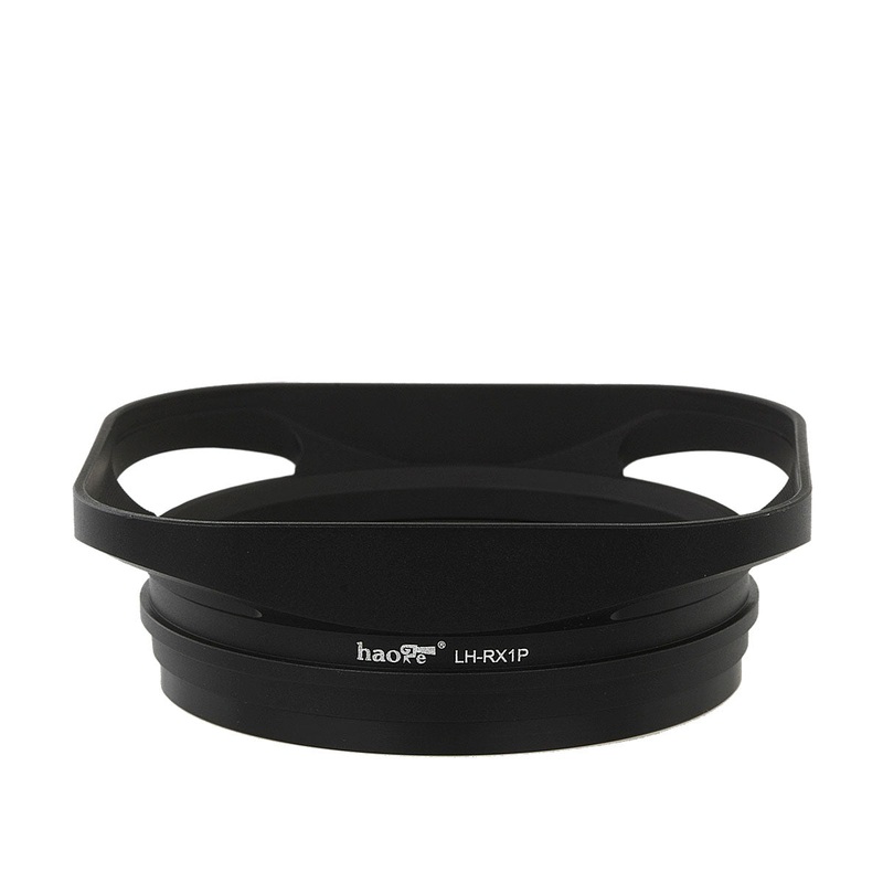 Haoge LH-RX1P Metal Lens Hood is designed for Sony Cyber-shot DSC-RX1 / RX1R / RX1R II / RX1R III Digital Camera