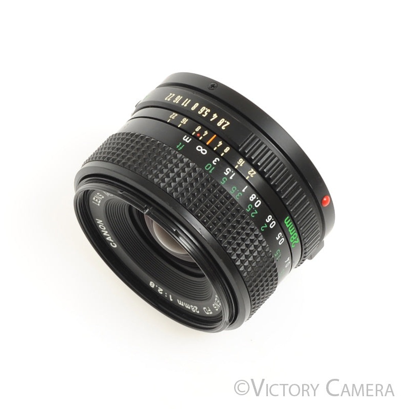 Canon FD 28mm f2.8 (late version) Manual Focus Wide Angle Lens [EXC+]