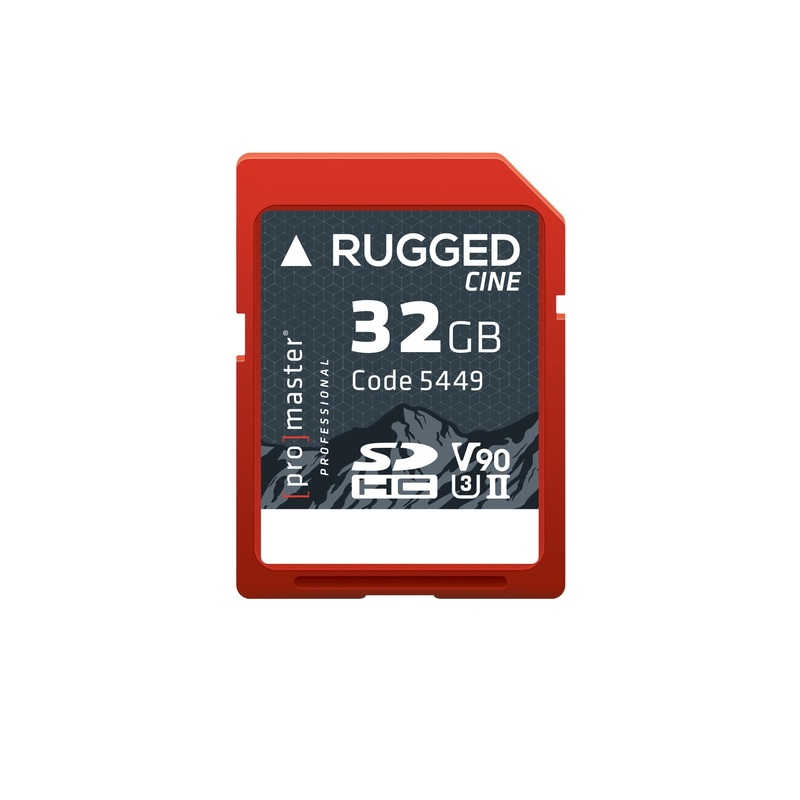 Promaster Rugged CINE UHS-II V90 SDHC 32GB SD Card