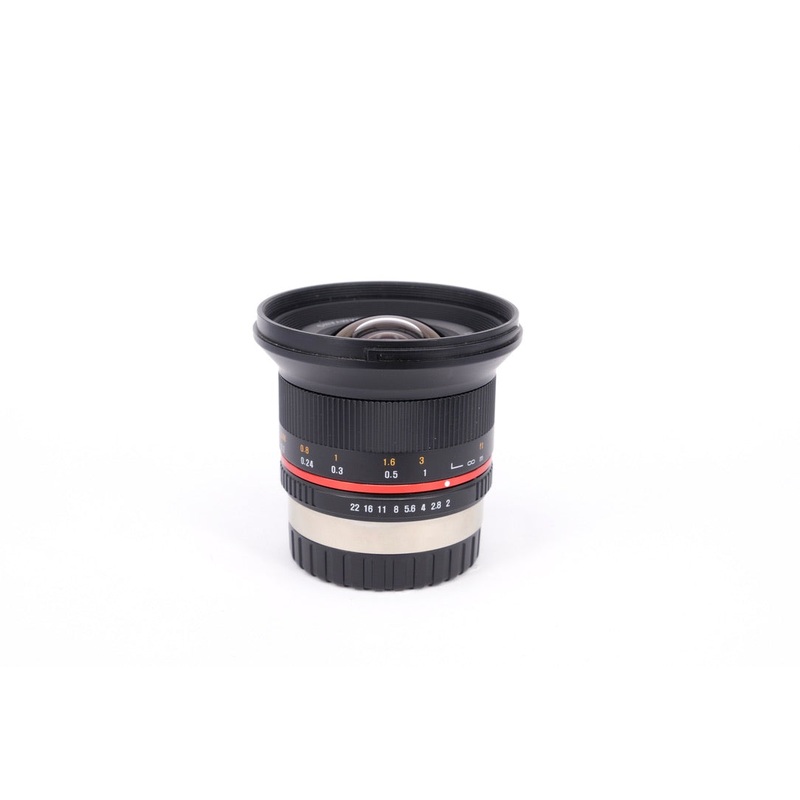 Used Samyang 12mm f/2 NCS Lens – Fuji X Mount
