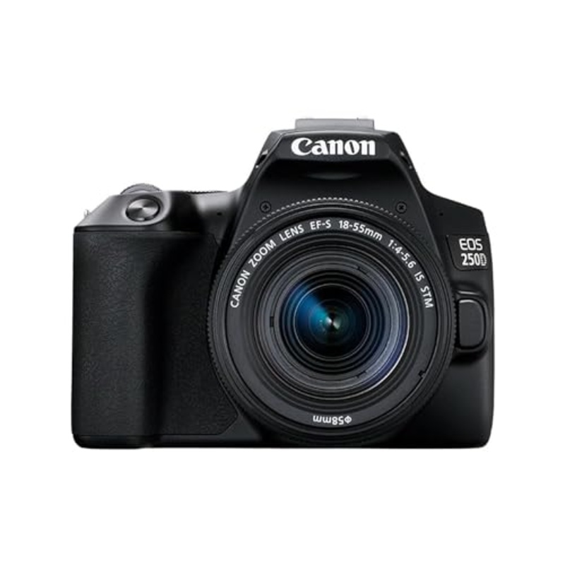 Canon EOS 250D Kit (EF-S 18-55mm DC III) (Black) NEW 4549292132724 3454C006AA