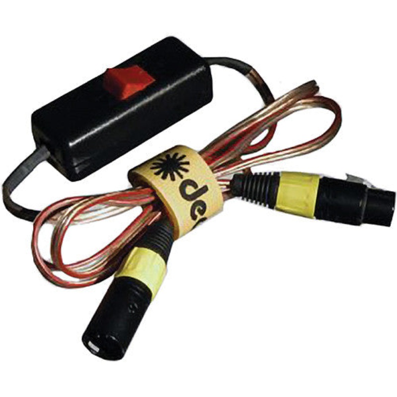 Dedolight DXBAT4-3 DLH4/DLH1x150 Battery Cable, 4-pin XLR