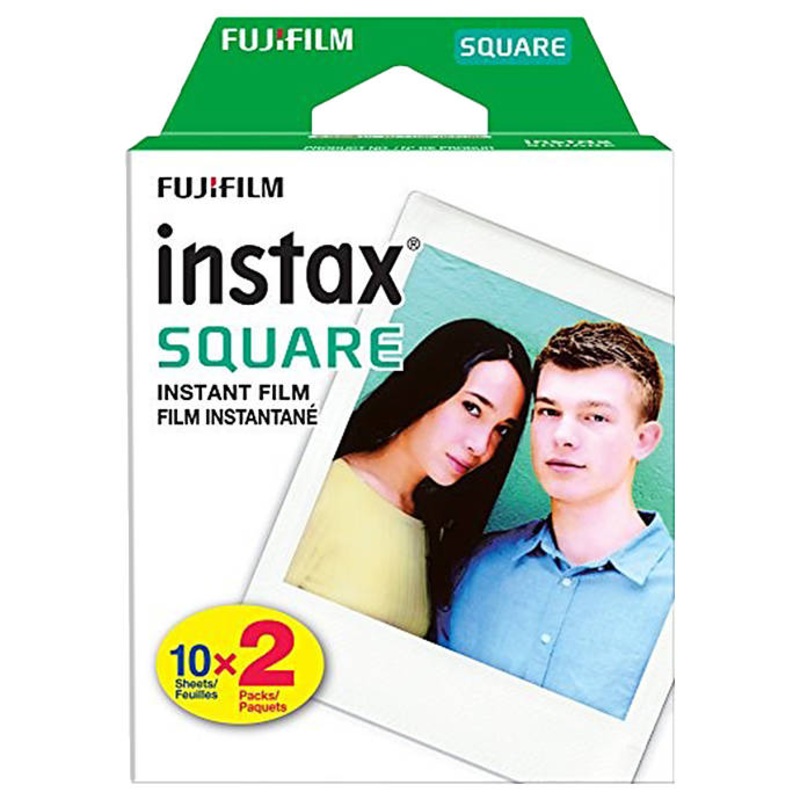 Fujifilm Instax Square Instant Film Twin Pack – 20 Exposures