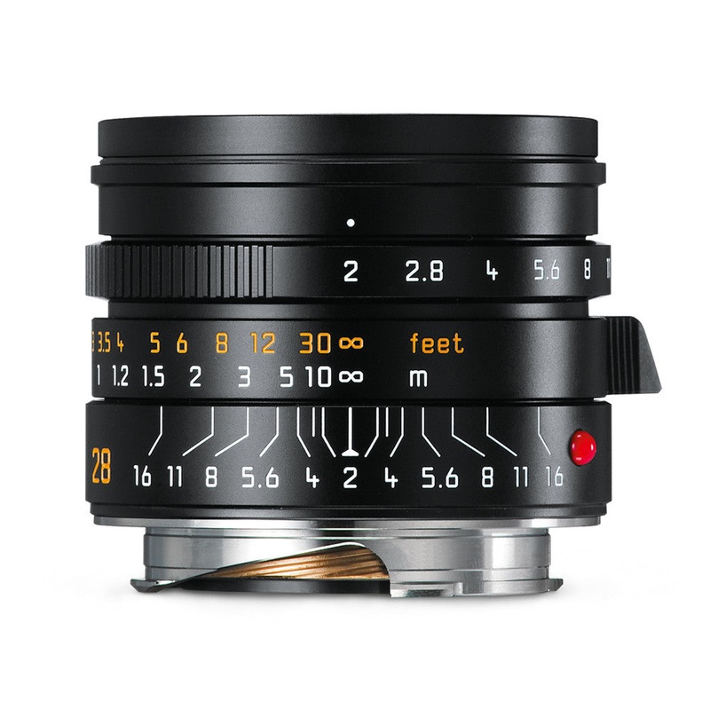 Leica Summicron-M 28mm f/2 ASPH, black