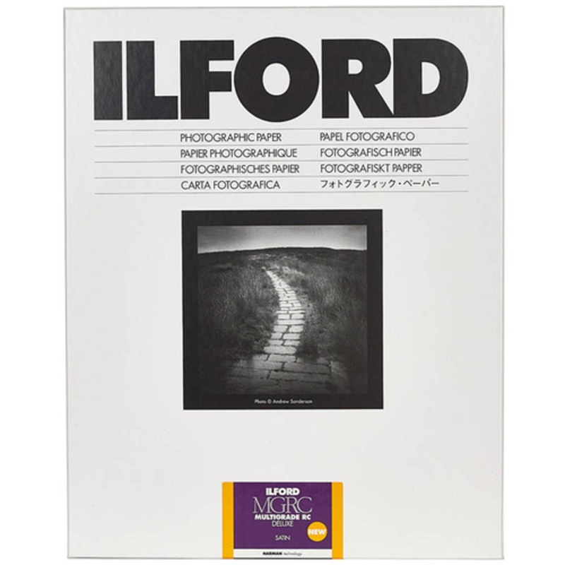Ilford Satin 50.8 x 61 (cm) – 10 Pack Multigrade V RC Deluxe Photographic Paper