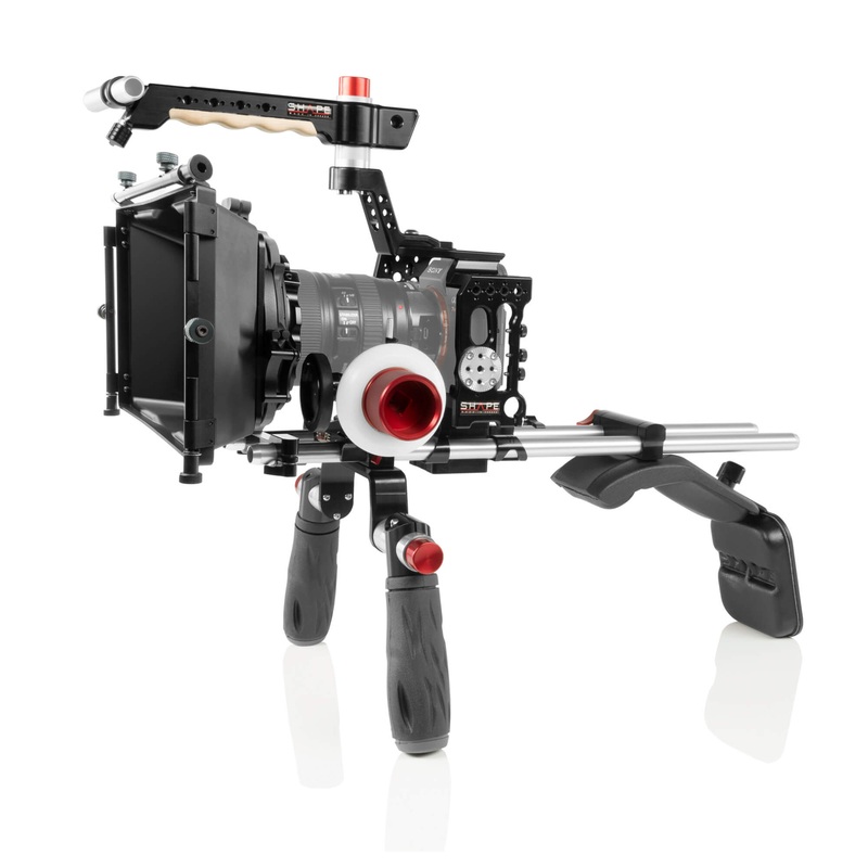 Ensemble crosse d’paule / paulire, cage, Matte box et Follow Focus pour Sony A73 et A7R3 REF A73SMKIT