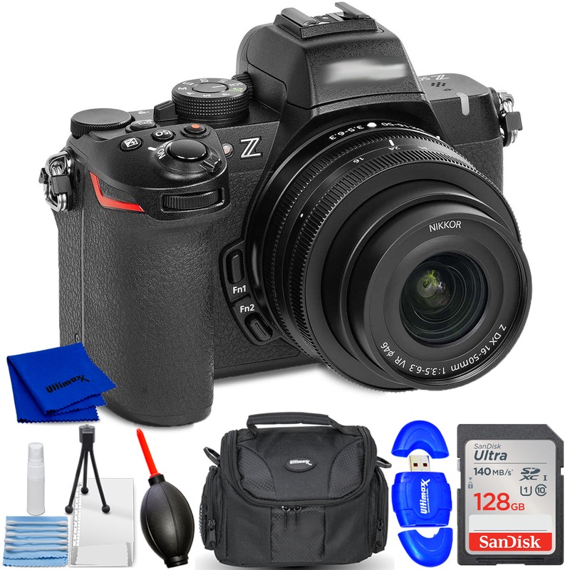 Nikon Z50 II Mirrorless Camera with 16-50mm Lens 1786 – 7PC Accessory Bundle