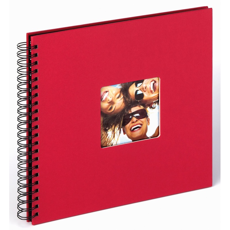 ALBUM FUN 30x30cm Rautt