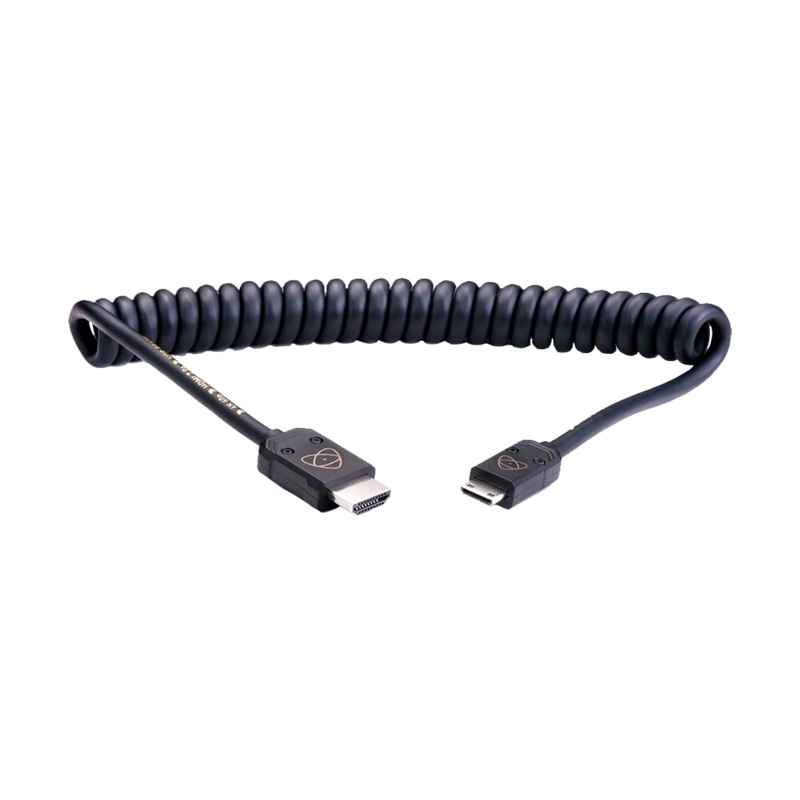 Atomos AtomFLEX Coiled Mini-HDMI to HDMI Cable (40cm)