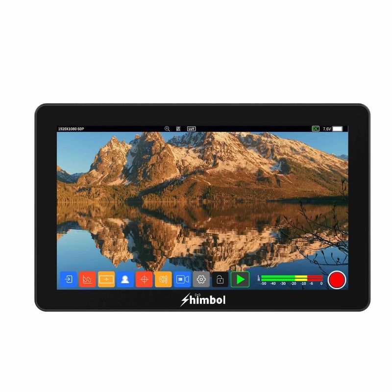Shimbol Memory 7 Pro 7-inch 4K HDMI+3G-SDI Video Recording Monitor 1920×1080 Touchscreen 2200 nits 3D Lut (Out)
