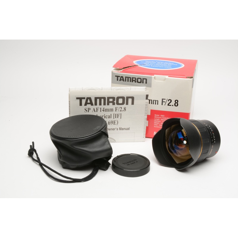 Tamron AF 14mm f2.8 Aspherical IF lens for canon EF Mount, Boxed, Great!