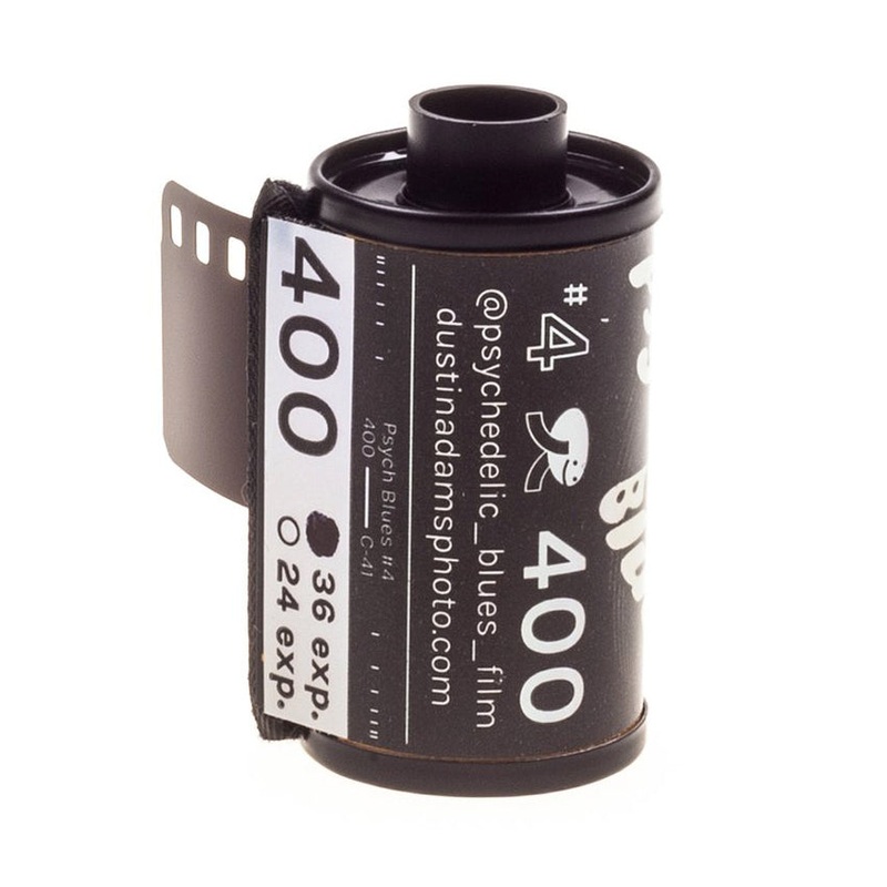 Psychedelic Blues #4 Color ISO 400 Film – 35mm 24 Exposure