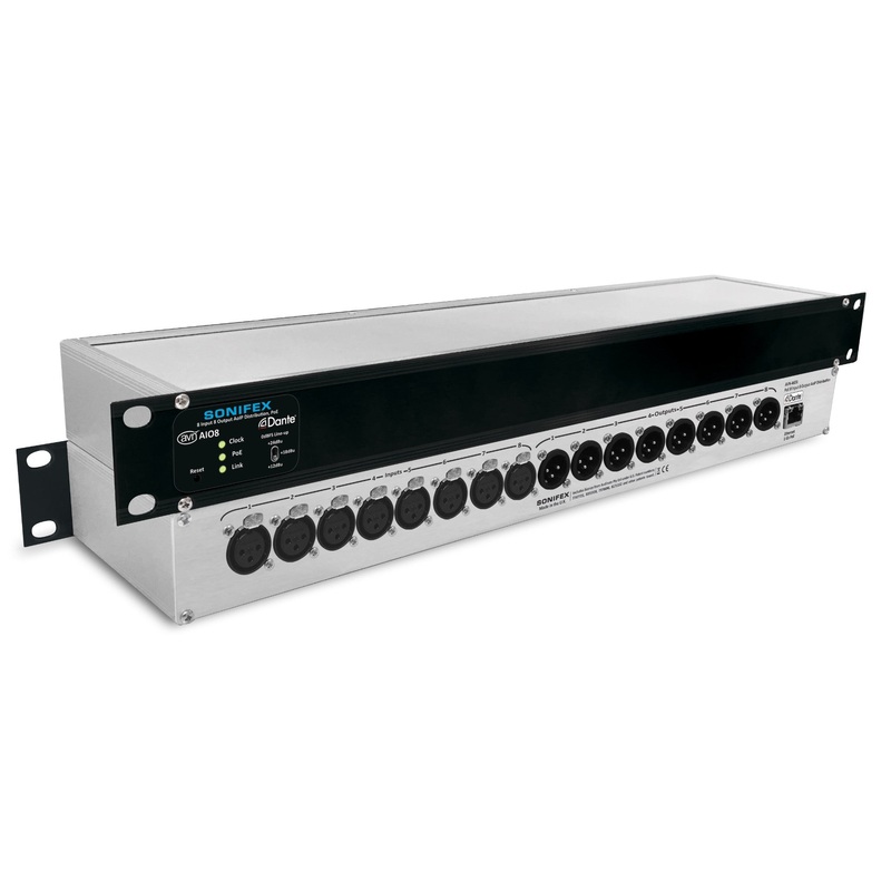 Sonifex AVN-AIO8 8 Input 8 Output Dante Interface PoE
