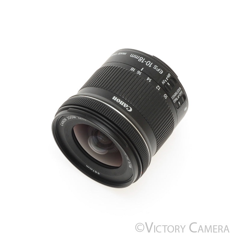 Canon EF-S 10-18mm f4.5-5.6 IS STM Wide Angle Zoom Lens [EXC+]